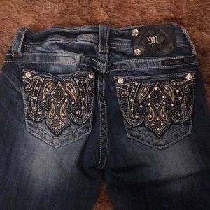 Miss Me boot cut jeans size 26